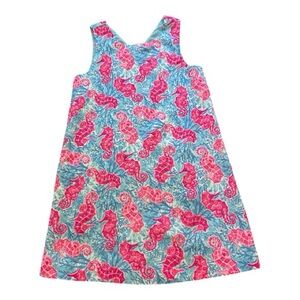 Tommy Bahama girls seahorse print cotton dress. Size 7